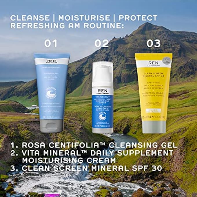 REN CLEAN SKINCARE ROSA CENTIFOLIA CLEANSING FACIAL GEL 150 ML - Image 2